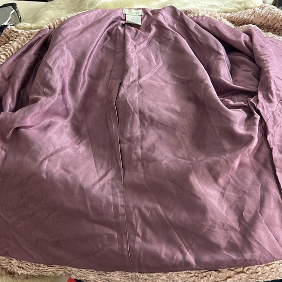 Anthropologie Odille faux fur Persian faux mink cropped jacket opera 3/4 sleeve - Picture 5 of 6